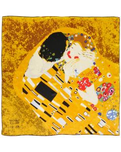 Carré de soie SilkArt Gustav Klimt Baiser