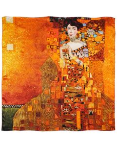 Carré de soie SilkArt Gustav Klimt Portrait d'Adèle
