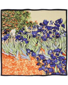 Carré de soie SilkArt Van Gogh Iris