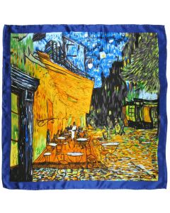 Carré de soie SilkArt Van Gogh Café de nuit