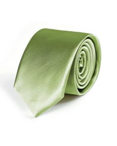 Cravate fine Vert tilleul