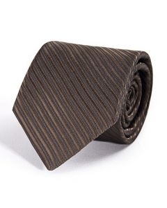 Cravate Faux-Uni Marron