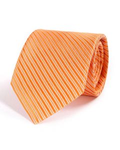 Cravate Faux-Uni Orange